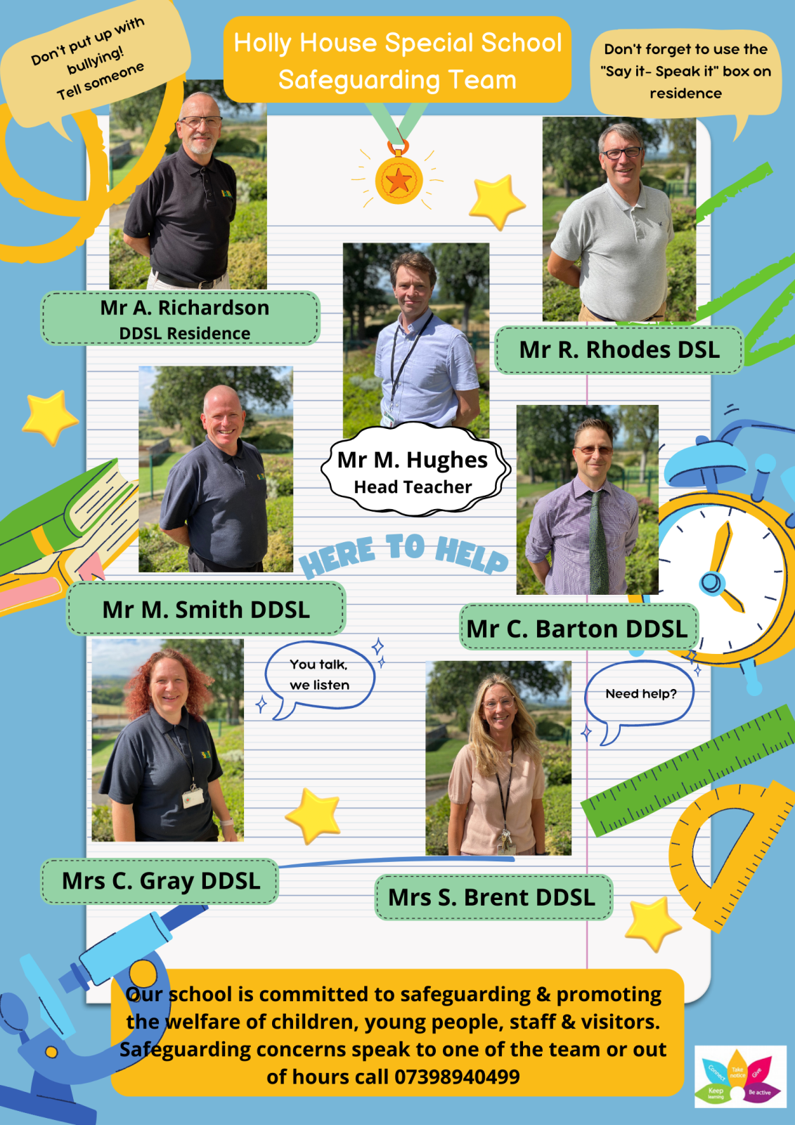 Holly House School Safeguarding team